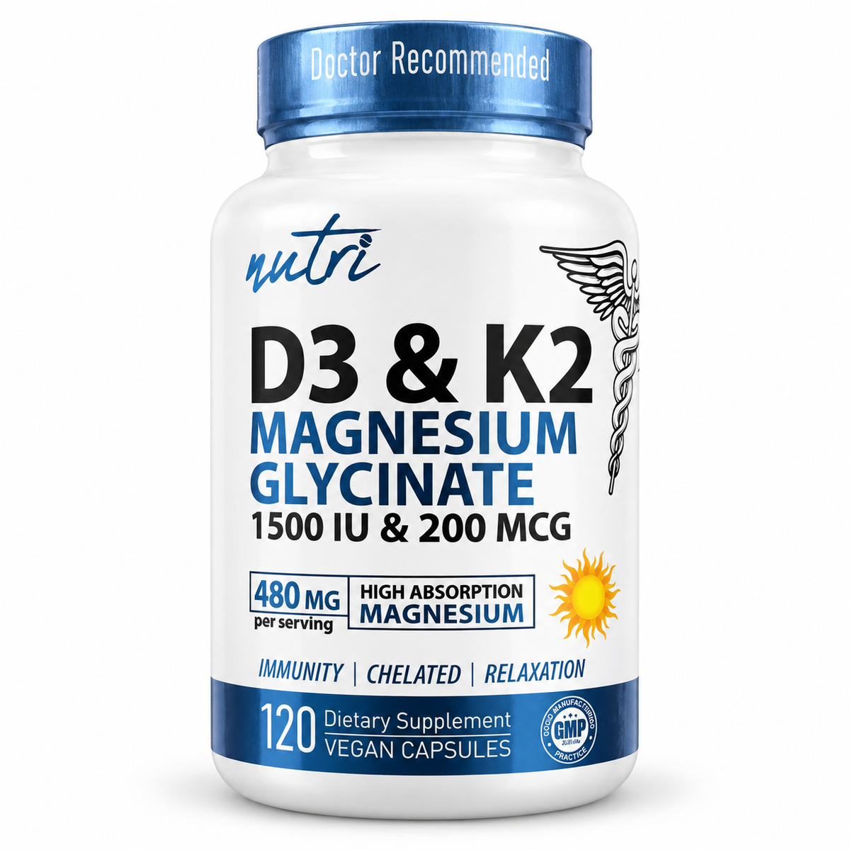 D3; K2 Magnesium Glycinate